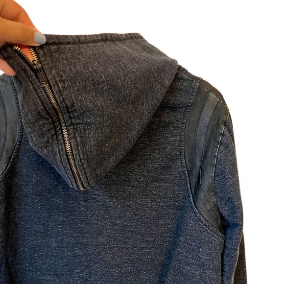 Hurley Mens Jacket Black Pockets Long Sleeve Button Front Hooded Size Large - Picture 8 of 12